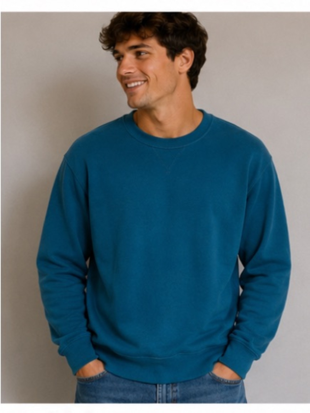 Lee blue crewneck large